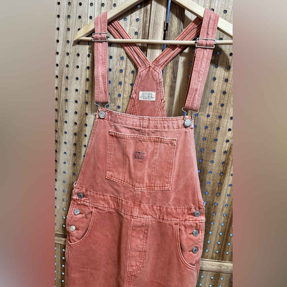 Vintage Overalls by Levi from Free People Size Medium Clay Brown